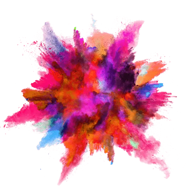 explosión color